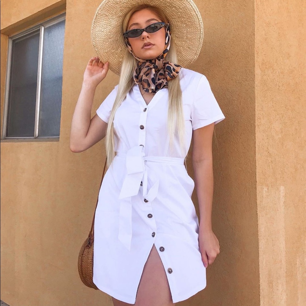 BRAND NEW white dress small vacation outfit
